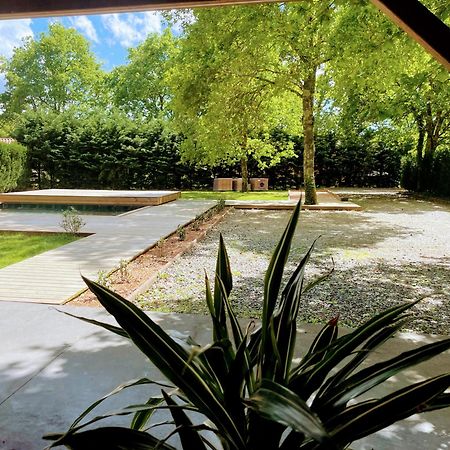 Rion-Des-Landes L Estanguet Maison Octogonale En Foret מראה חיצוני תמונה