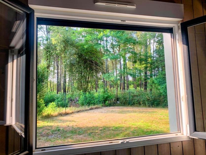 Rion-Des-Landes L Estanguet Maison Octogonale En Foret מראה חיצוני תמונה