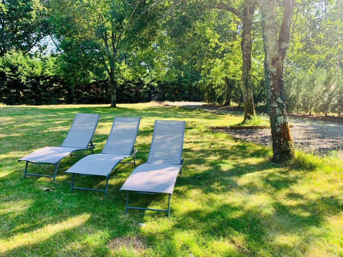 Rion-Des-Landes L Estanguet Maison Octogonale En Foret מראה חיצוני תמונה
