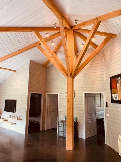 Rion-Des-Landes L Estanguet Maison Octogonale En Foret מראה חיצוני תמונה