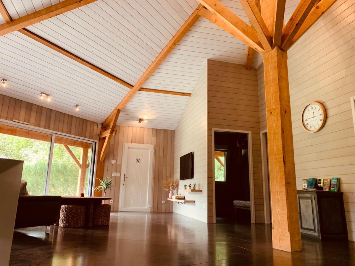 Rion-Des-Landes L Estanguet Maison Octogonale En Foret מראה חיצוני תמונה